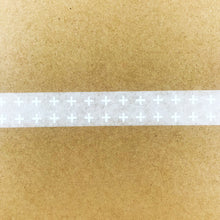 White Cross Washi Tape Round Top Yano Design - Japanese