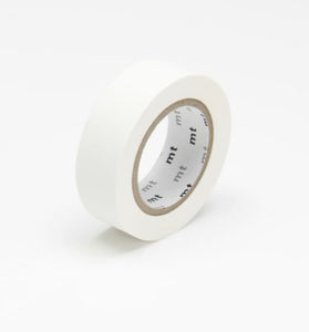 White Washi Tape MT masking tape - Japanese - Solid