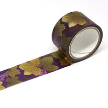 Wide Gold Grape Leaf Kimono Washi Tape Gold Foil GILDED Japanese